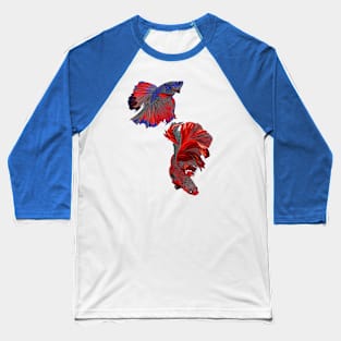 red ruby ornamental fish Baseball T-Shirt